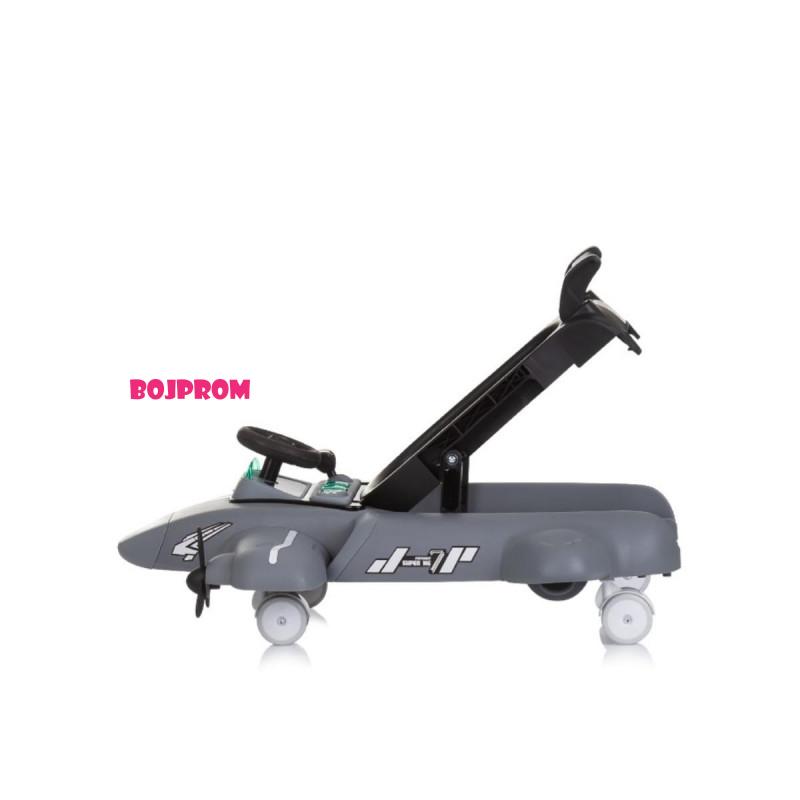 CHIPOLINO MULTIFUNKCIONALNA HODALJKA AIRPLANE 3U1 GREY PRAP02402GY 