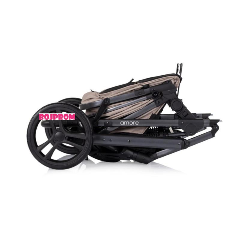 CHIPOLINO KOLICA AMORE TIRAMISU KKAM02503TR I AUTO SJEDALICA AMORE TIRAMISU STKAM02503TR 