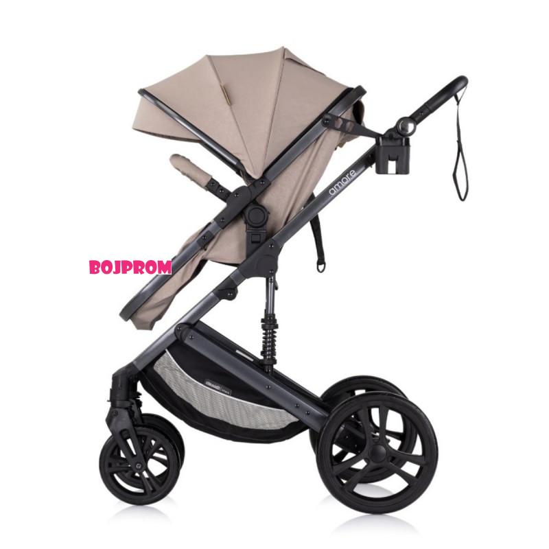 CHIPOLINO KOLICA AMORE TIRAMISU KKAM02503TR I AUTO SJEDALICA AMORE TIRAMISU STKAM02503TR 