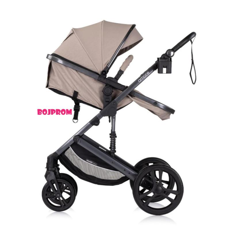 CHIPOLINO KOLICA AMORE TIRAMISU KKAM02503TR I AUTO SJEDALICA AMORE TIRAMISU STKAM02503TR 