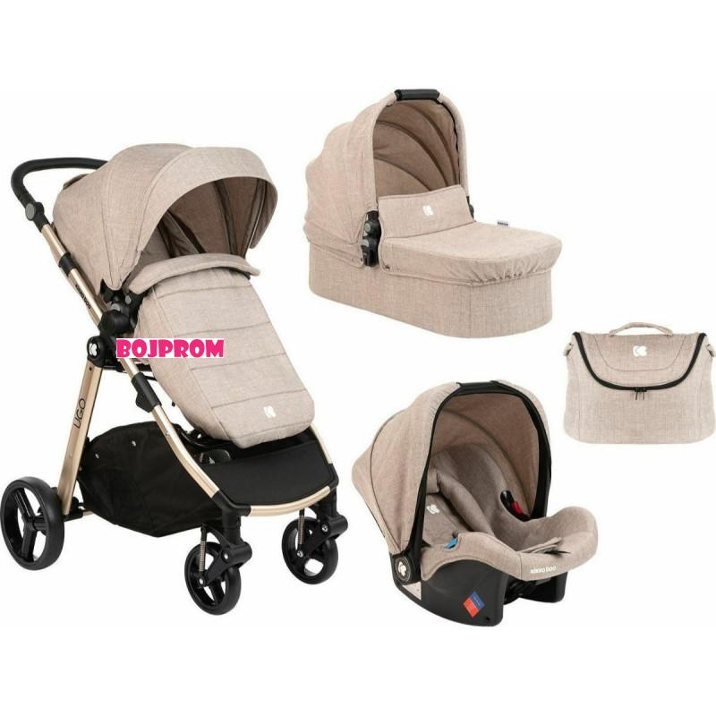 KIKKA BOO KOLICA UGO BEIGE MELANGE 31001010141 