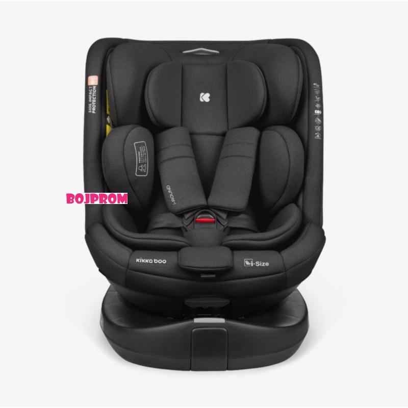 KIKKA BOO AUTOSJEDALICA I-ROUND I-SIZE BLACK 31002100070 