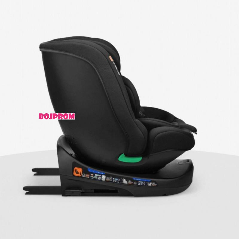 KIKKA BOO AUTOSJEDALICA I-ROUND I-SIZE BLACK 31002100070 