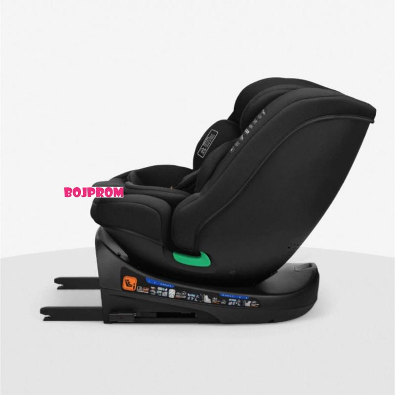 KIKKA BOO AUTOSJEDALICA I-ROUND I-SIZE BLACK 31002100070 