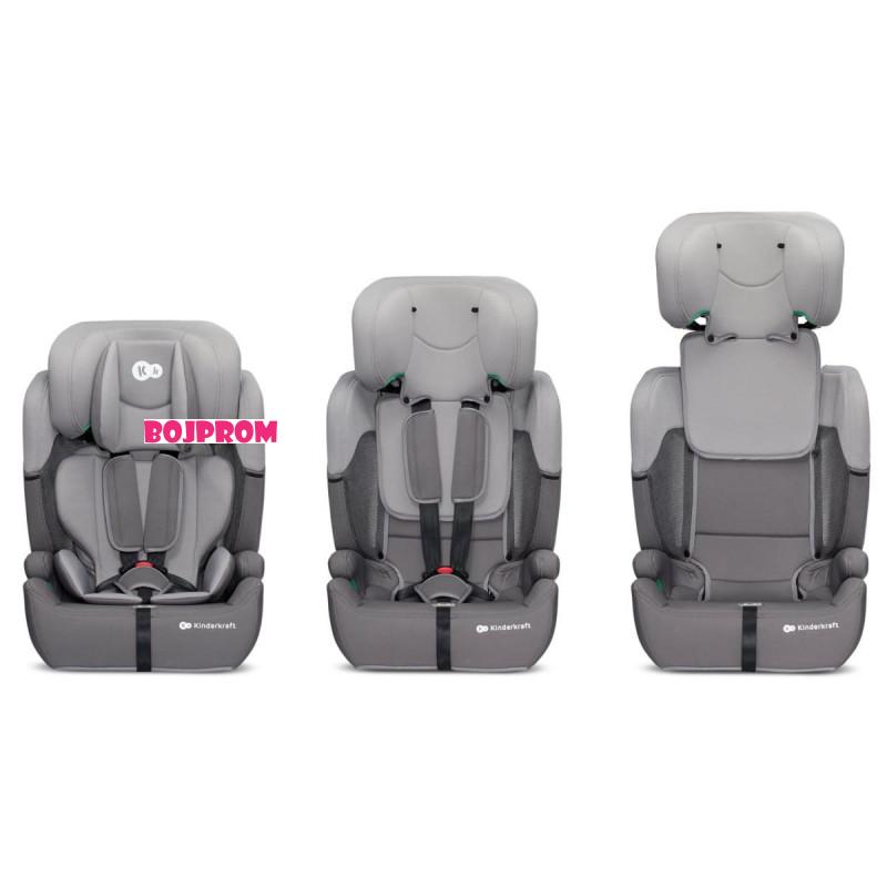 KINDERKRAFT AUTOSJEDALICA COMFORT UP I-SIZE GREY 40739 