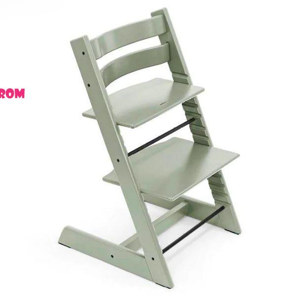 STOKKE STOLICA ZA HRANJENJE TRIPP TRAPP GLACIER GREEN I BEBI SET TRIPP TRAPP ANTHRACITE 