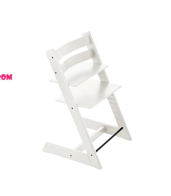 STOKKE STOLICA ZA HRANJENJE TRIPP TRAPP WHITE I BEBI SET TRIPP TRAPP ANTHRACITE 