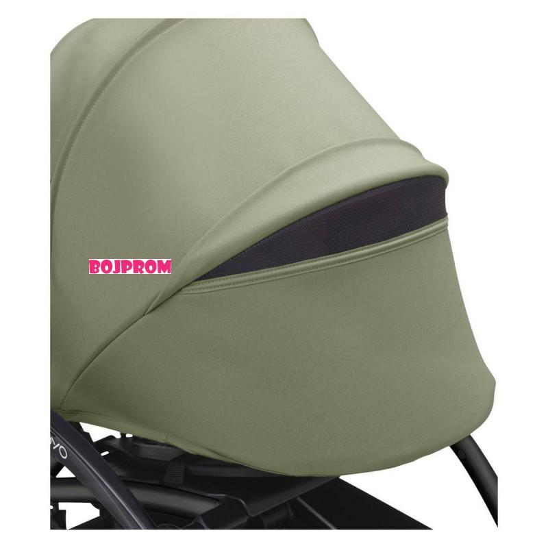STOKKE KOLICA 2U1 YOYO KONSTRUKCIJA BLACK, SPORTSKO SJEDISTE OLIVE I KORPA OLIVE 