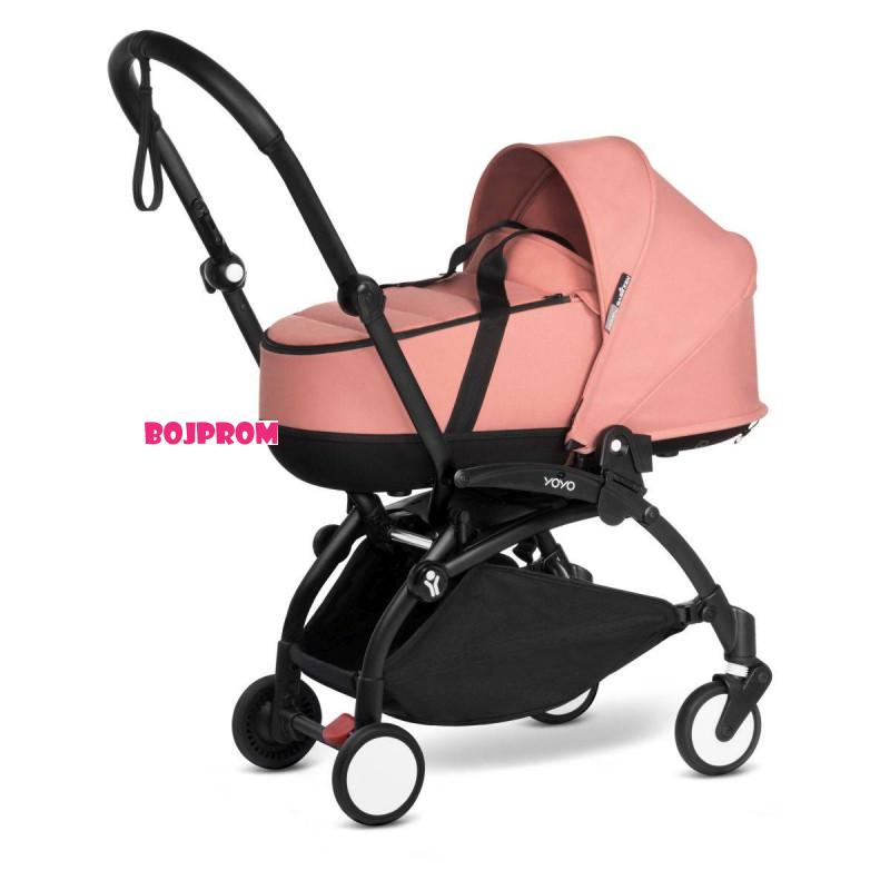 STOKKE KOLICA 2U1 YOYO KONSTRUKCIJA BLACK, SPORTSKO SJEDISTE GINGER I KORPA GINGER 