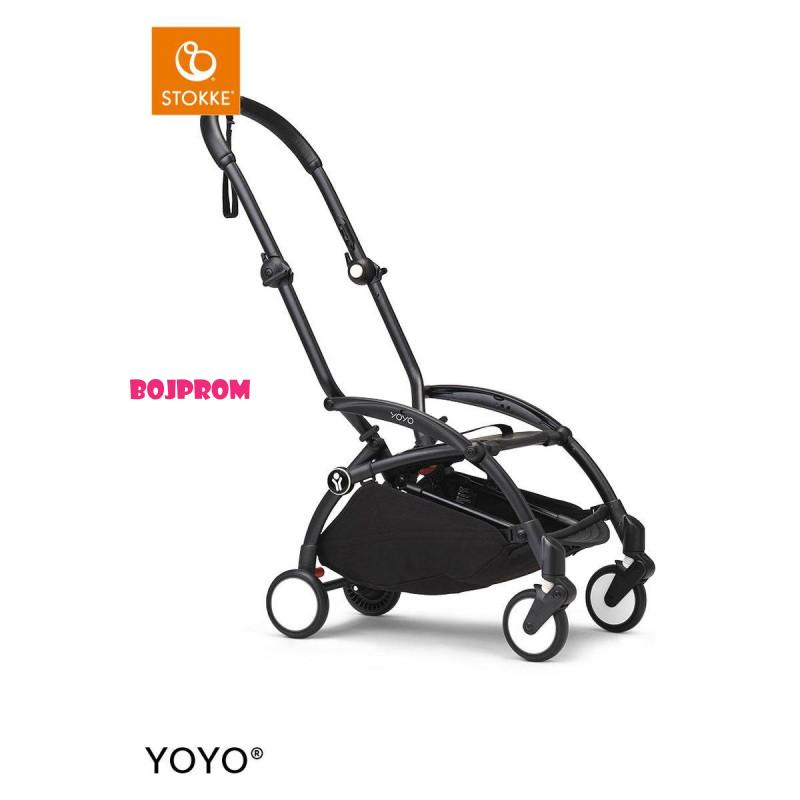 STOKKE KOLICA 2U1 YOYO KONSTRUKCIJA BLACK, SPORTSKO SJEDISTE GINGER I KORPA GINGER 
