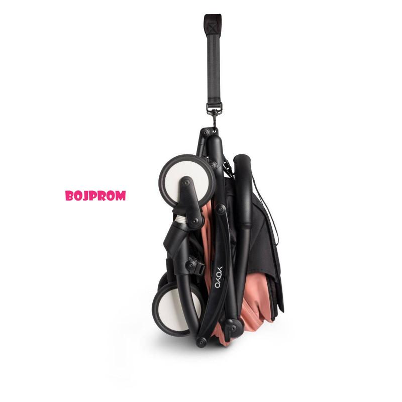 STOKKE KOLICA 2U1 YOYO KONSTRUKCIJA BLACK, SPORTSKO SJEDISTE GINGER I KORPA GINGER 