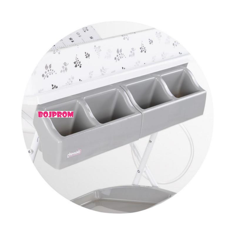 CHIPOLINO KADA SA STALKOM I PODLOGA ZA PRESVLACENJE AQUA GIRAFFE SHVAQ0241GY 