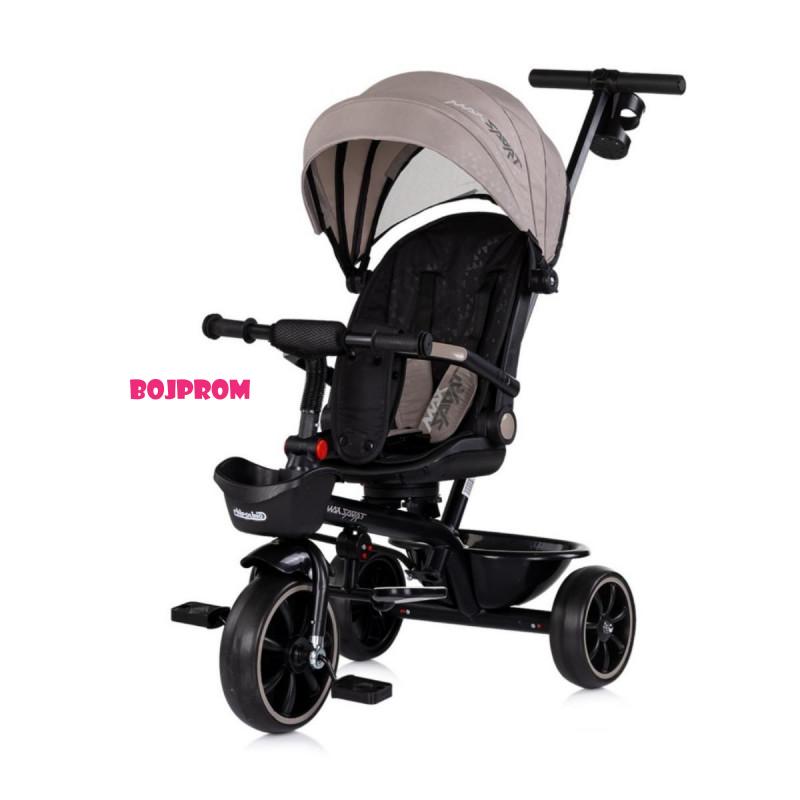 CHIPOLINO TRICIKL MAX SPORT LATTE TRKMS02603LA 