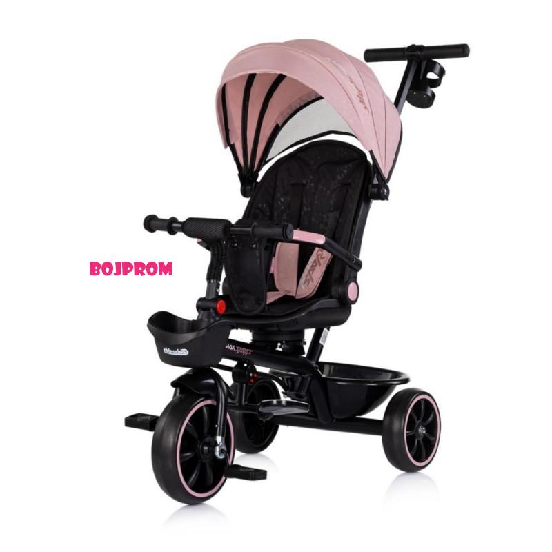 CHIPOLINO TRICIKL MAX SPORT POWDER PINK TRKMS02605PP 