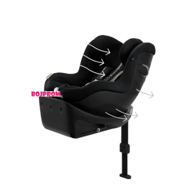 CYBEX AUTOSJEDALICA SIRONA G I-SIZE PLUS MOON BLACK 524001427 