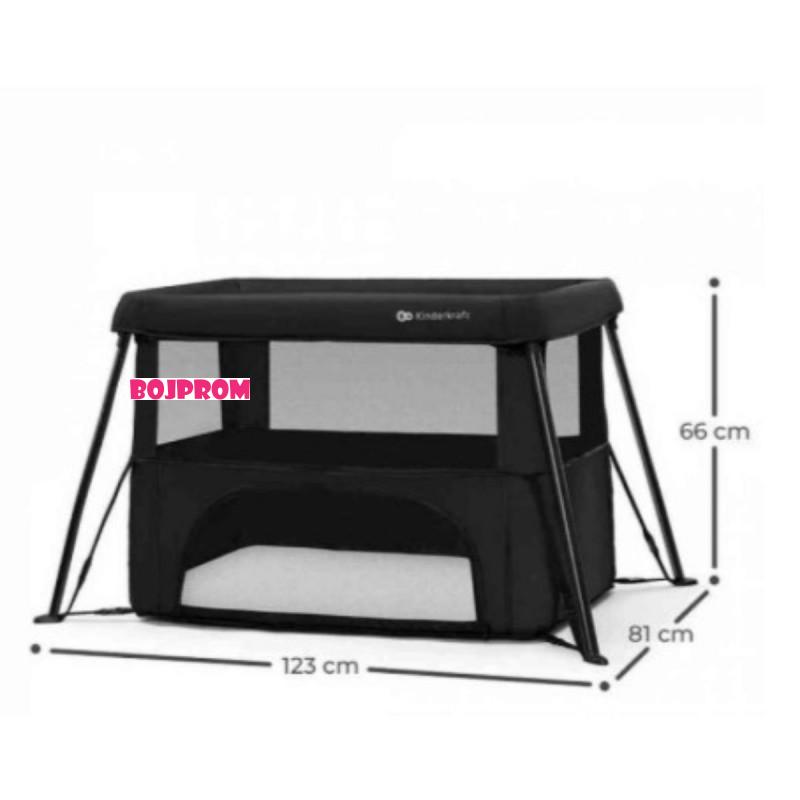 KINDERKRAFT VIKEND KREVET CAMI 3U1 BLACK 54402 