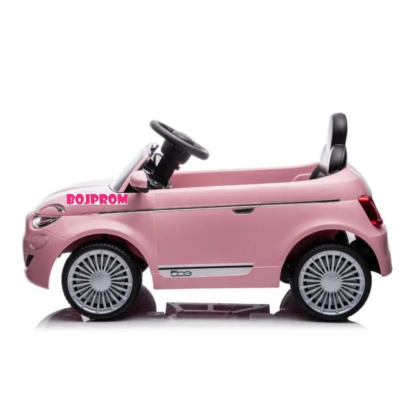 CHIPOLINO AUTO NA AKUMULATOR FIAT 500 PINK ELKFIAT25PI 