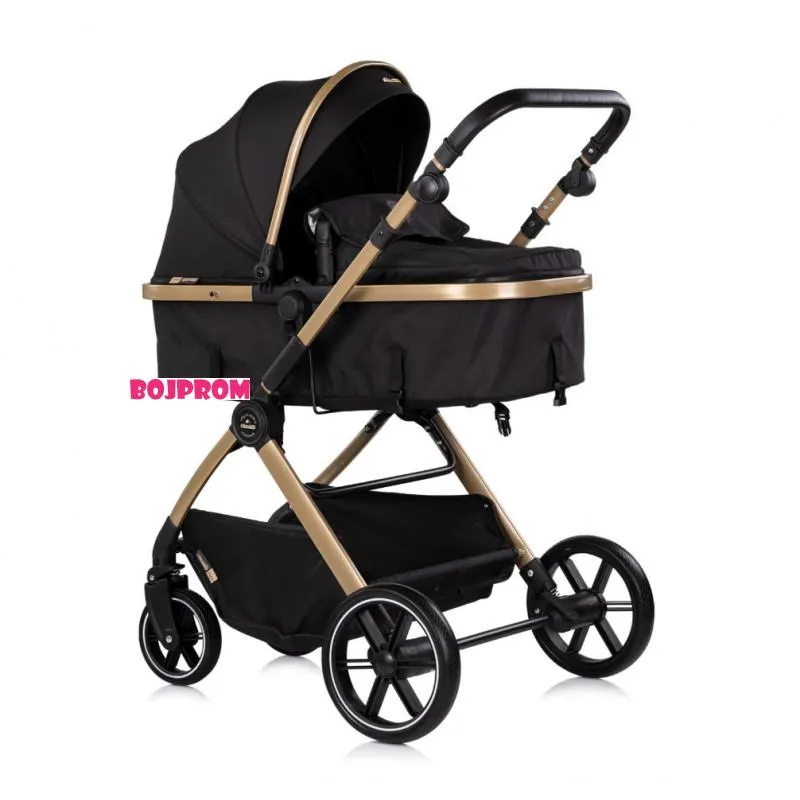 CHIPOLINO KOLICA PEARL NOIR KKPE02601NO I AUTOSJEDALICA PEARL NOIR STKPE0261NO 