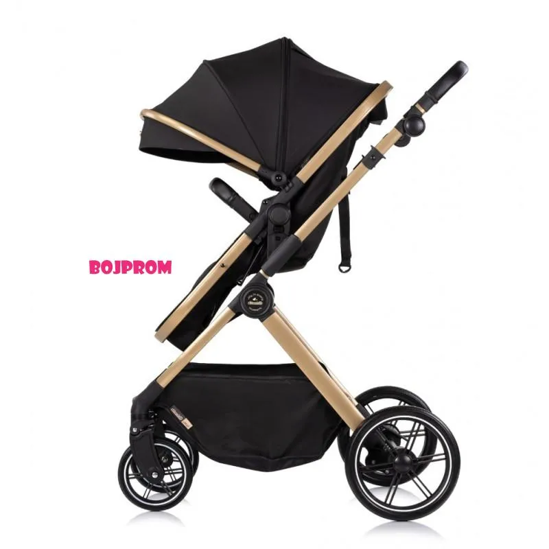 CHIPOLINO KOLICA PEARL NOIR KKPE02601NO I AUTOSJEDALICA PEARL NOIR STKPE0261NO 