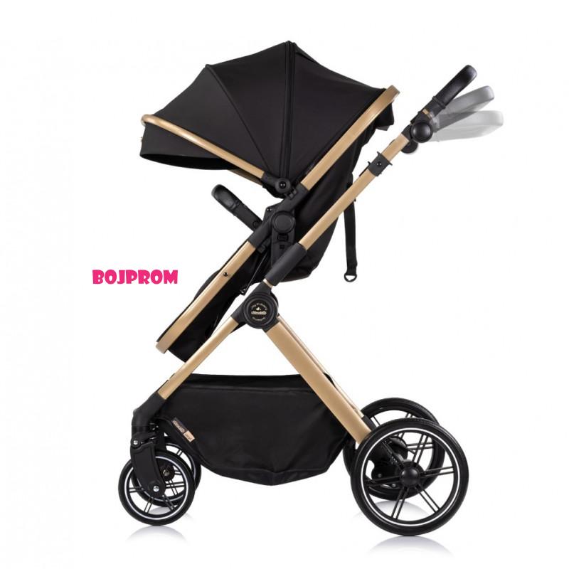 CHIPOLINO KOLICA PEARL NOIR KKPE02601NO I AUTOSJEDALICA PEARL NOIR STKPE0261NO 