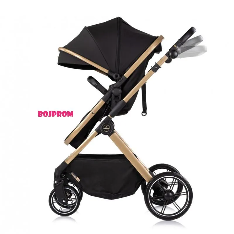 CHIPOLINO KOLICA PEARL NOIR KKPE02601NO I AUTOSJEDALICA PEARL NOIR STKPE0261NO 