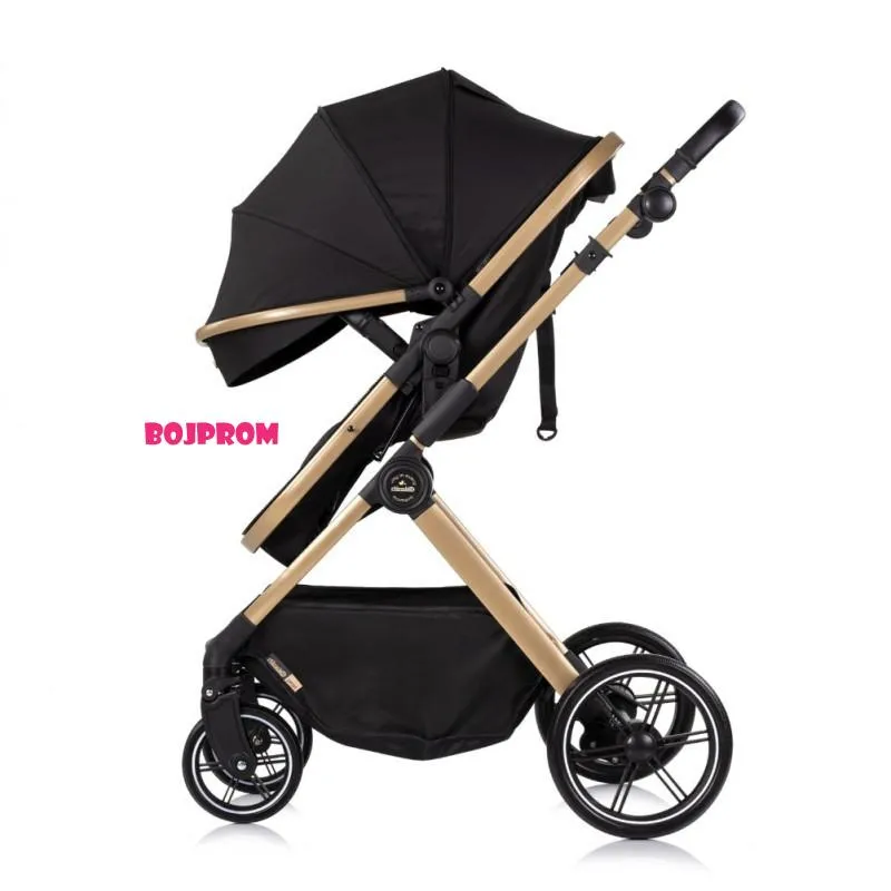 CHIPOLINO KOLICA PEARL NOIR KKPE02601NO I AUTOSJEDALICA PEARL NOIR STKPE0261NO 
