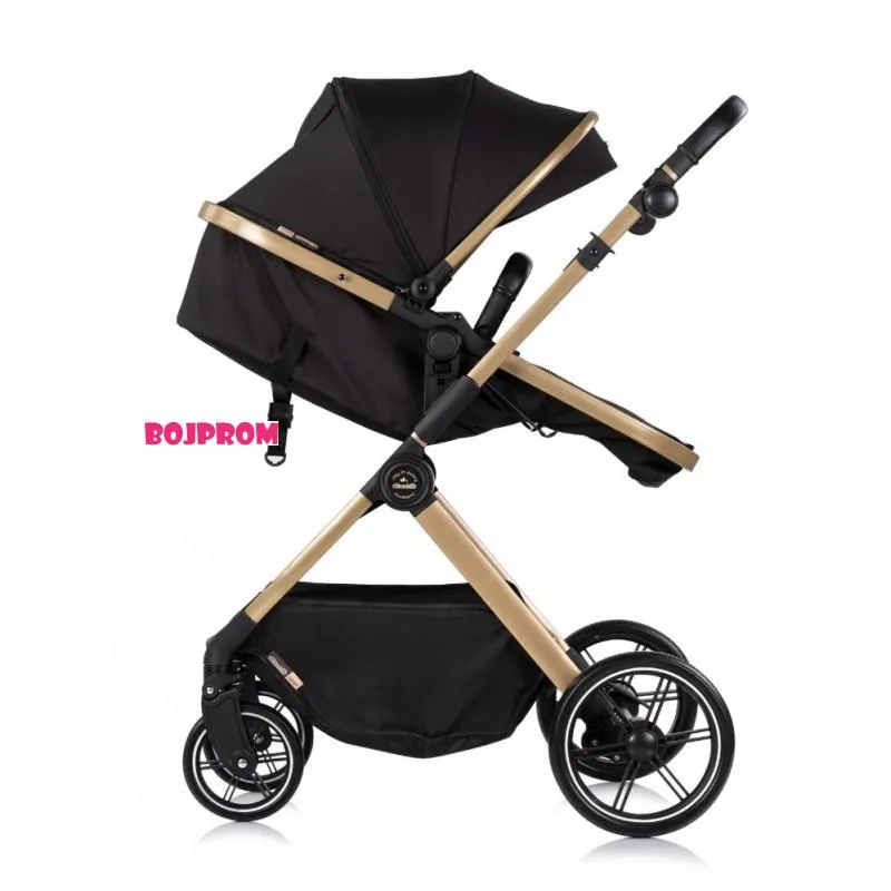 CHIPOLINO KOLICA PEARL NOIR KKPE02601NO I AUTOSJEDALICA PEARL NOIR STKPE0261NO 