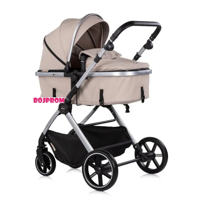 CHIPOLINO KOLICA PEARL LATTE KKPE02603LA I AUTOSJEDALICA PEARL LATTE STKPE0263LA 