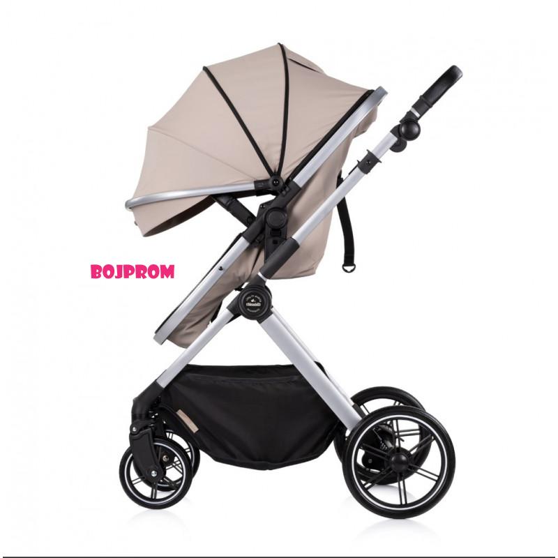 CHIPOLINO KOLICA PEARL LATTE KKPE02603LA I AUTOSJEDALICA PEARL LATTE STKPE0263LA 