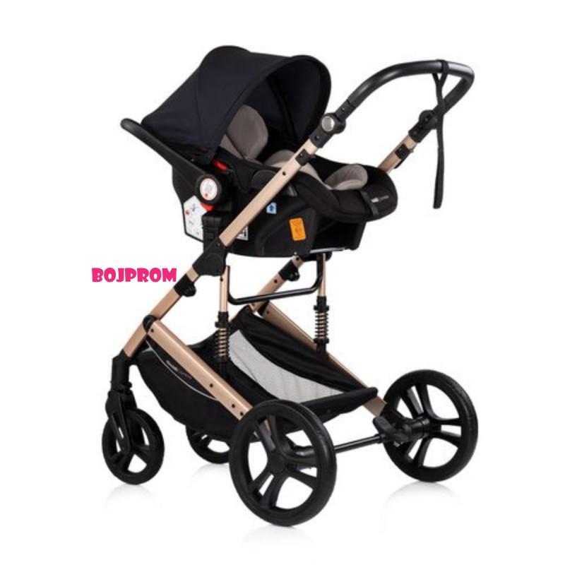 CHIPOLINO KOLICA AMORE NOIR KKAM02601NO I AUTOSJEDALICA AMORE NOIR STKAM02601NO 