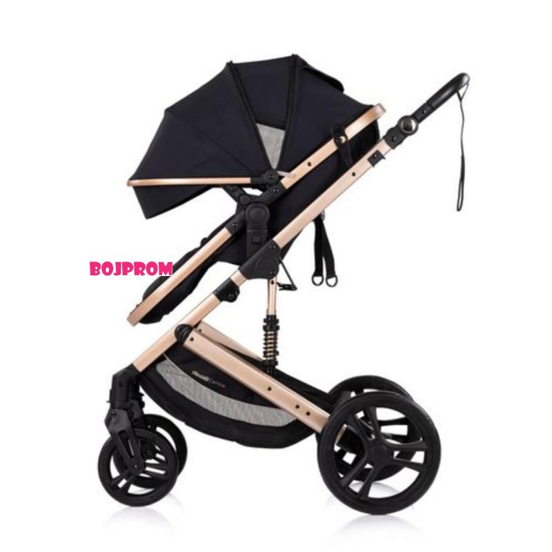 CHIPOLINO KOLICA AMORE NOIR KKAM02601NO I AUTOSJEDALICA AMORE NOIR STKAM02601NO 