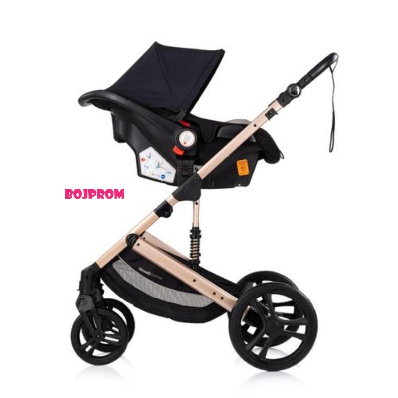 CHIPOLINO KOLICA AMORE NOIR KKAM02601NO I AUTOSJEDALICA AMORE NOIR STKAM02601NO 