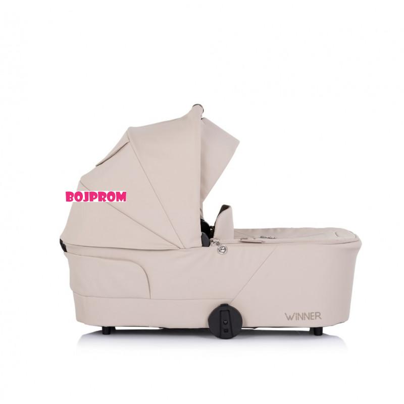 CHIPOLINO KOLICA WINNER LATTE 2U1 KKWN02602LA I AUTOSJEDALICA WINNER BLACKBERRY STKWN0251BB 