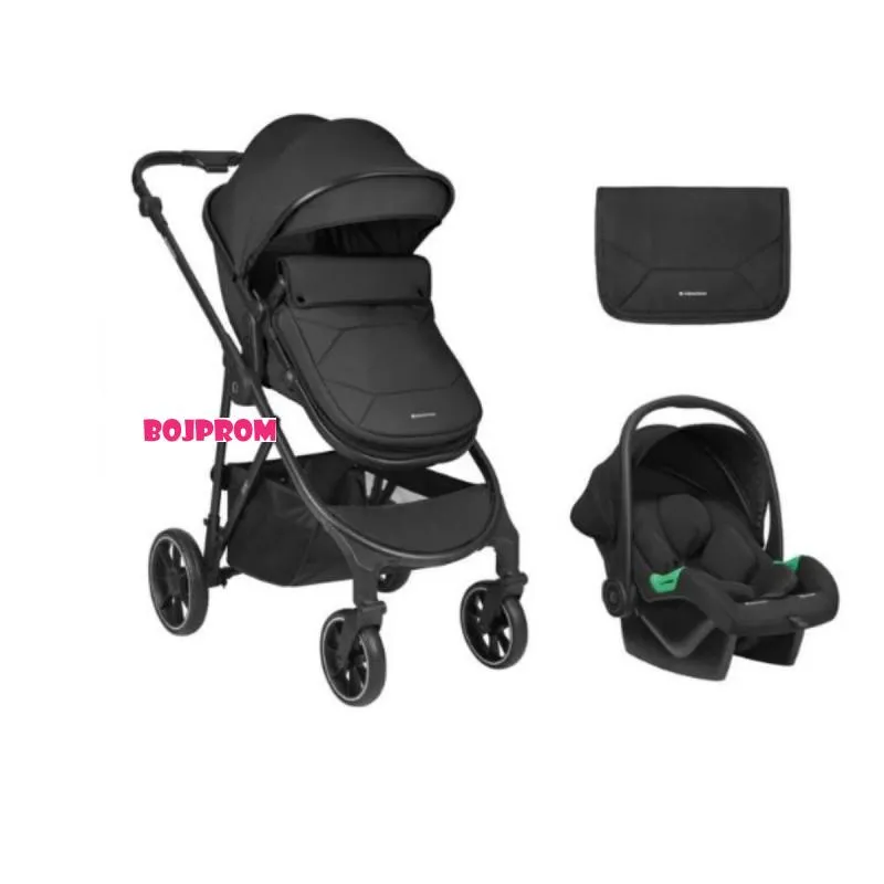 KIKKA BOO KOLICA JEAN BLACK 3U1 31001010268 