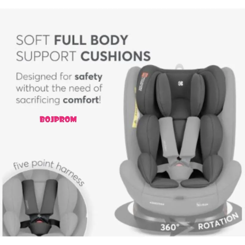 KIKKA BOO AUTOSJEDALICA I-MOOVE 2 I-SIZE DARK GREY 31002100102 
