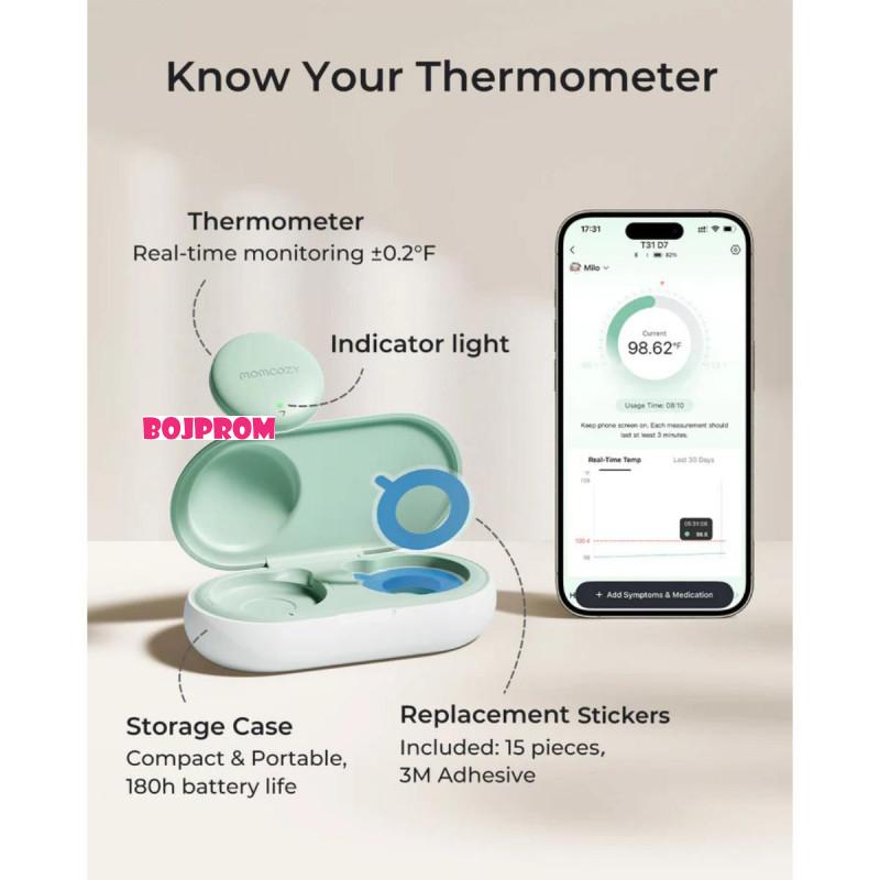 MOMCOZY SMART BEBI TOPLOMJER TH003-GR70000B10101-A T31 
