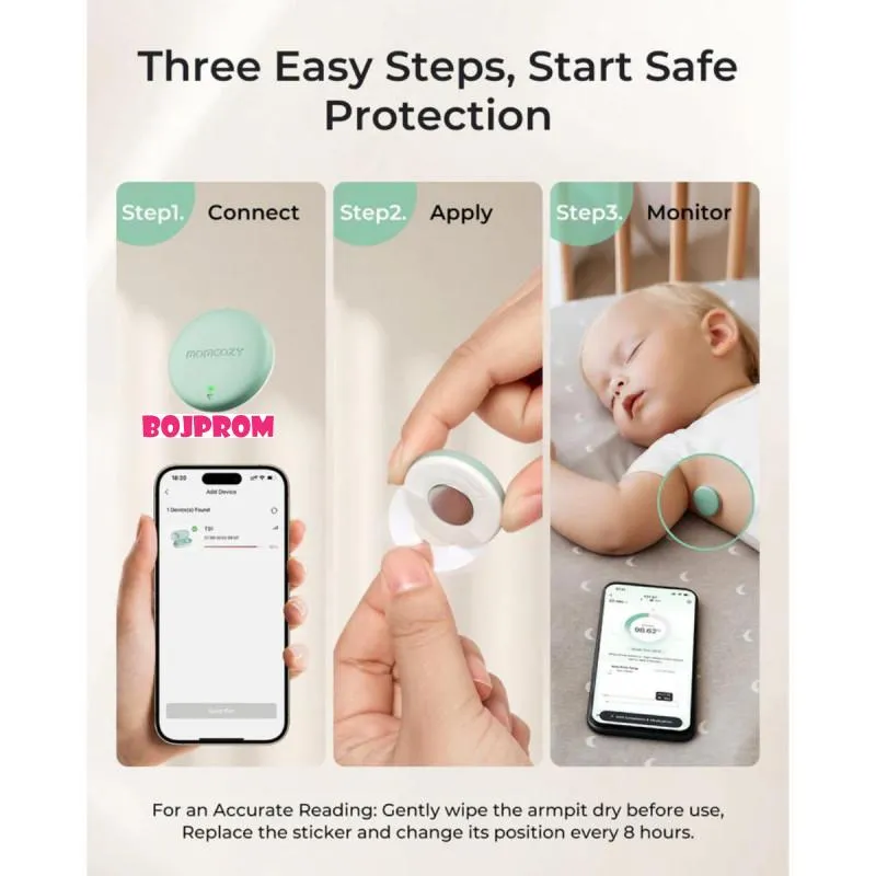 MOMCOZY SMART BEBI TOPLOMJER TH003-GR70000B10101-A T31 