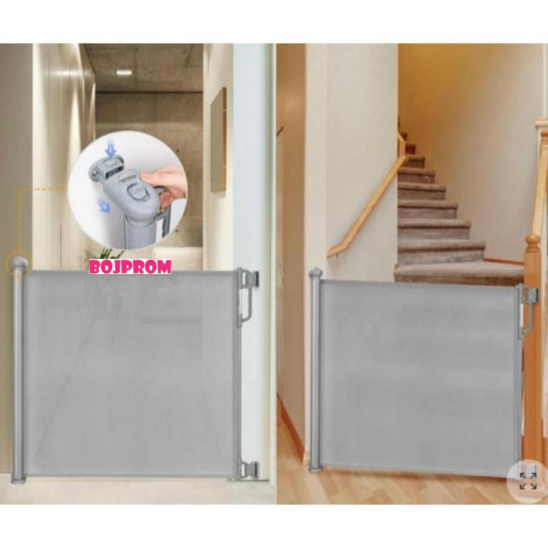 MOMCOZY SIGURNOSNA ROLO OGRADICA ZA BEBE 140CM GREY BG019-GR37NB-B M21SSAM08 