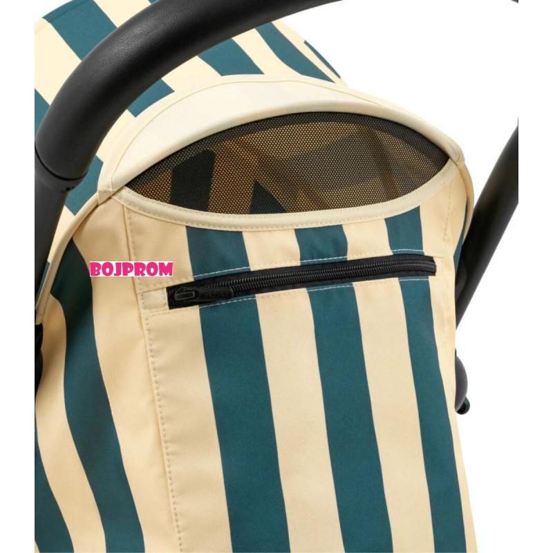 STOKKE YOYO3 SASIJA/KONSTRUKCIJA BLACK 646002 I YOYO3 SPORTSKO SJEDISTE 6+ COLOR PACK RIVIERA MONACO 646416 