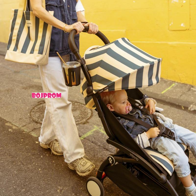 STOKKE YOYO3 SASIJA/KONSTRUKCIJA BLACK 646002 I YOYO3 SPORTSKO SJEDISTE 6+ COLOR PACK RIVIERA MONACO 646416 
