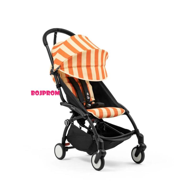 STOKKE YOYO3 SASIJA/KONSTRUKCIJA BLACK 646002 I YOYO3 SPORTSKO SJEDISTE 6+ COLOR PACK RIVIERA CAPRI 646417 