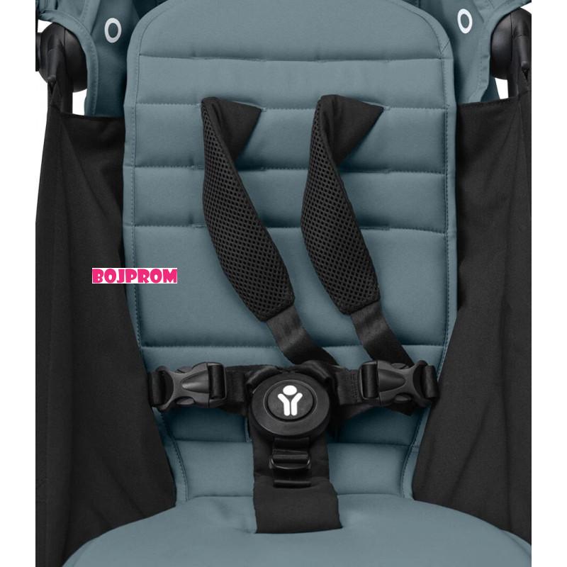 STOKKE YOYO3 SASIJA/KONSTRUKCIJA BLACK 646002 I YOYO3 SPORTSKO SJEDISTE 6+  COLOR PACK AQUA 646409 