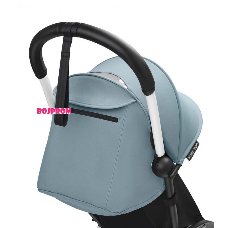 STOKKE YOYO3 SASIJA/KONSTRUKCIJA BLACK 646002 I YOYO3 SPORTSKO SJEDISTE 6+  COLOR PACK AQUA 646409 