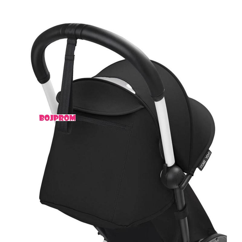STOKKE YOYO3 SASIJA/KONSTRUKCIJA BLACK 646002 I YOYO3 SPORTSKO SJEDISTE 6+ COLOR PACK BLACK 646403 