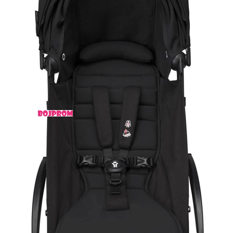 STOKKE YOYO3 SASIJA/KONSTRUKCIJA BLACK 646002 I YOYO3 SPORTSKO SJEDISTE 6+ COLOR PACK BLACK 646403 