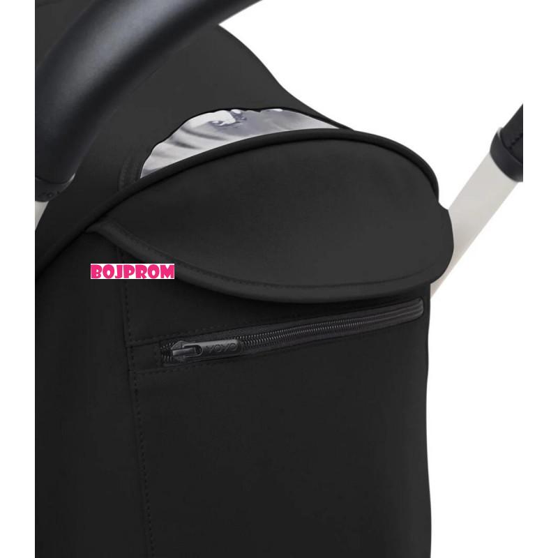 STOKKE YOYO3 SASIJA/KONSTRUKCIJA BLACK 646002 I YOYO3 SPORTSKO SJEDISTE 6+ COLOR PACK BLACK 646403 