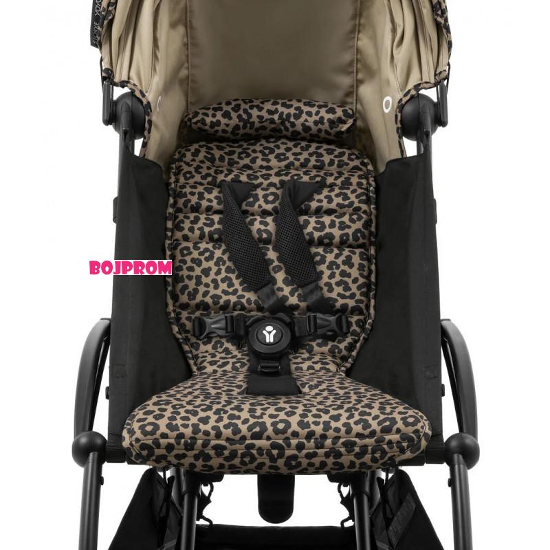 STOKKE YOYO3 SASIJA/KONSTRUKCIJA BLACK 646002 I YOYO3 SPORTSKO SJEDISTE 6+ COLOR PACK LEOPARD 646413 