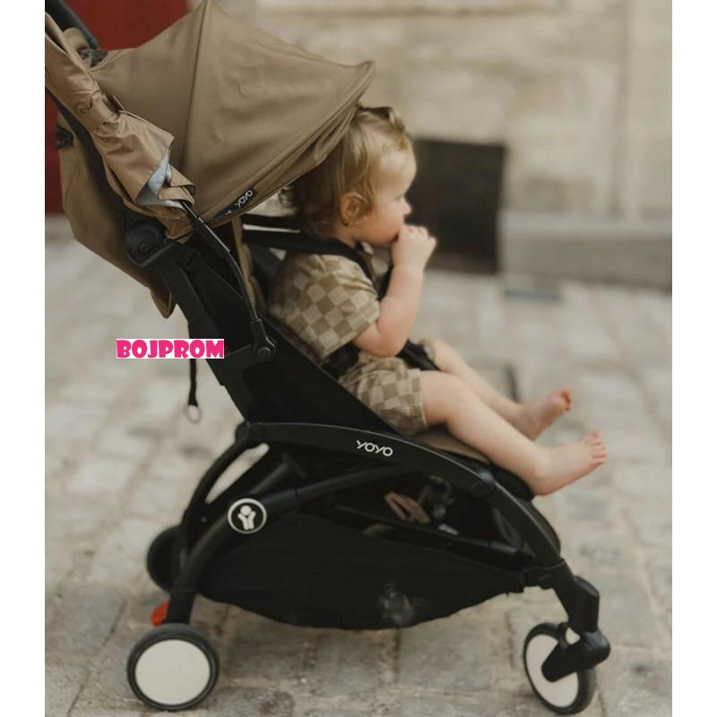 STOKKE YOYO3 SASIJA/KONSTRUKCIJA BLACK 646002 I YOYO3 SPORTSKO SJEDISTE 6+ COLOR PACK TOFFEE WW 646408 