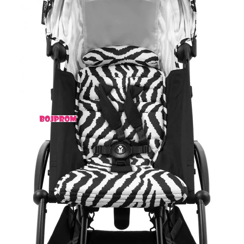 STOKKE YOYO3 SASIJA/KONSTRUKCIJA BLACK 646002 I YOYO3 SPORTSKO SJEDISTE 6+ COLOR PACK ZEBRA 646414 