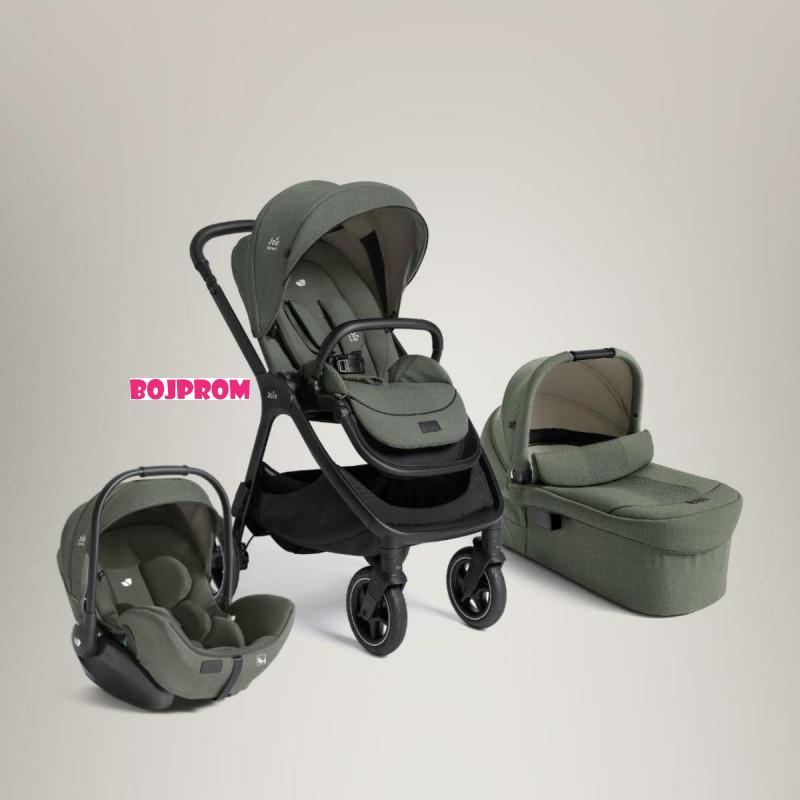 JOIE KOLICA FINITI EVERGREEN 3U1, KORPA RAMBLE XL EVERGREEN I AUTOSJEDALICA I-LEVEL PRO EVERGREEN 